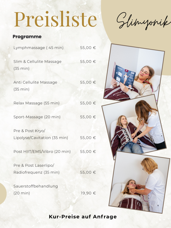 Preisliste Slimyonik